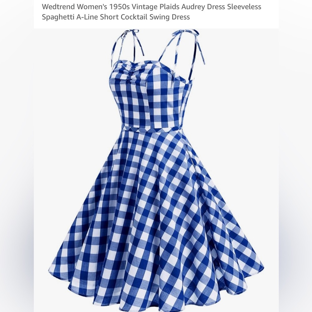 Vintage cut (but new and worn once) cotton halter top midi dress